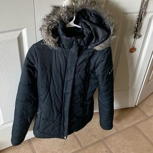 Columbia winter coat with fur hood